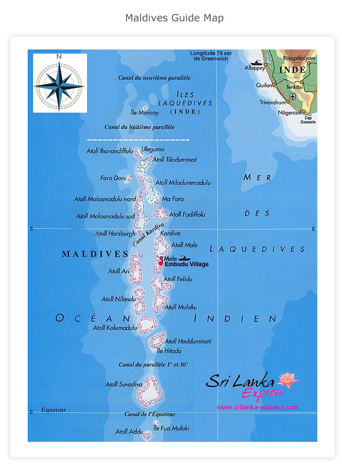 maldives physical map